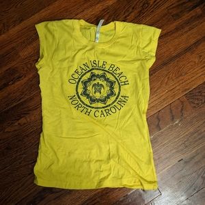 3/$20 Yellow beach tee